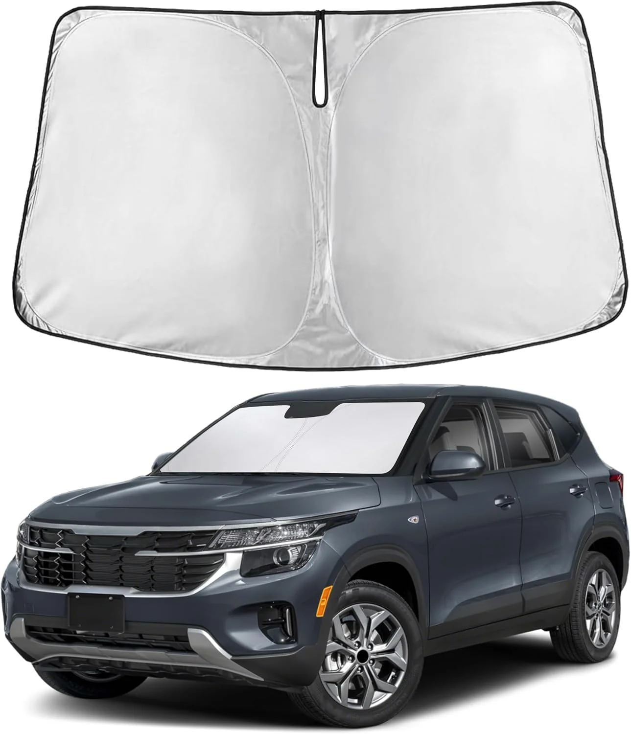 Parasol para parabrisas EcoNour compatible con Kia Seltos 2021-2026