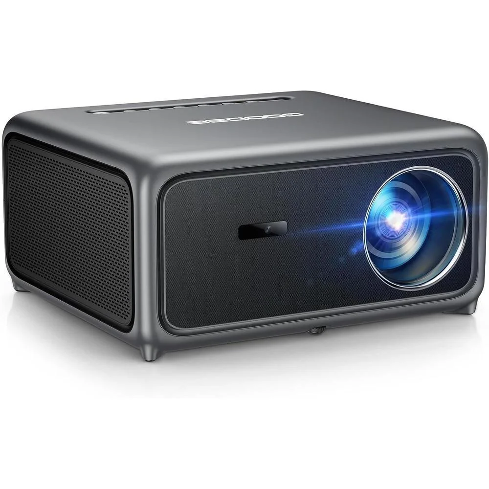 GooDee Proyector Inteligente 4K con WiFi, Bluetooth, 3000 ANSI UHD, Dolby Audio, Enfoque Automático, Aplicaciones de Streaming