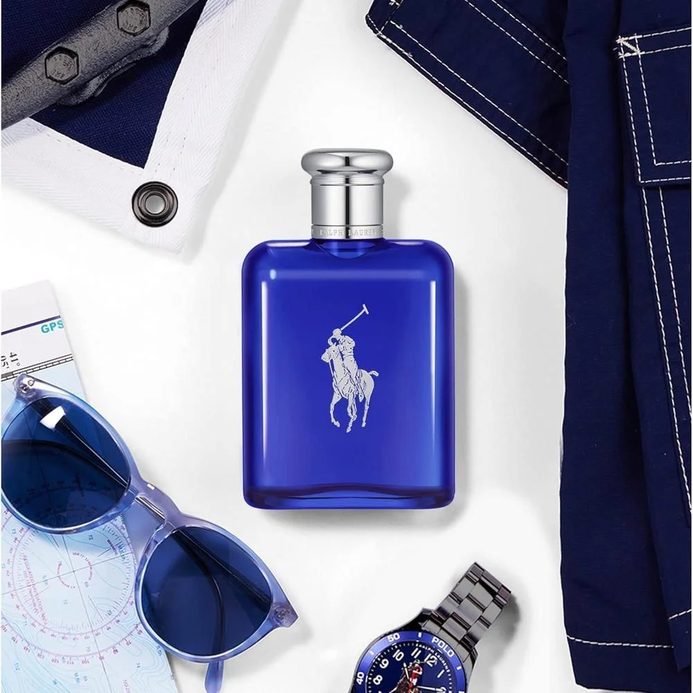 Ralph Lauren Polo Blue Parfum Colonia Hombre Acuático y Fresco con Cítricos, Romero y Vetiver Fragancia Intensa