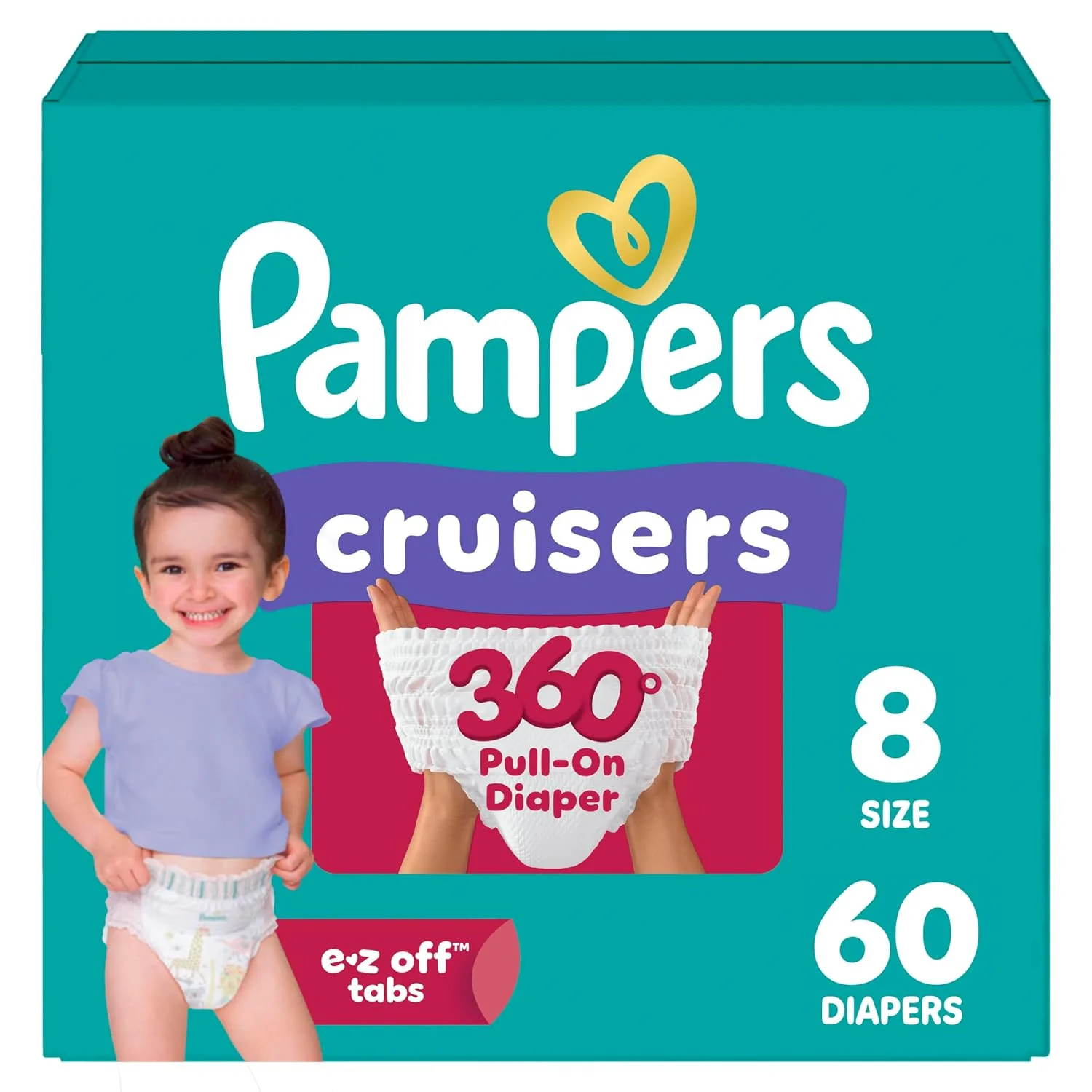 Pampers Cruisers 360 Pañales Tipo Calzoncito para Bebé Tallas 3 a 8
