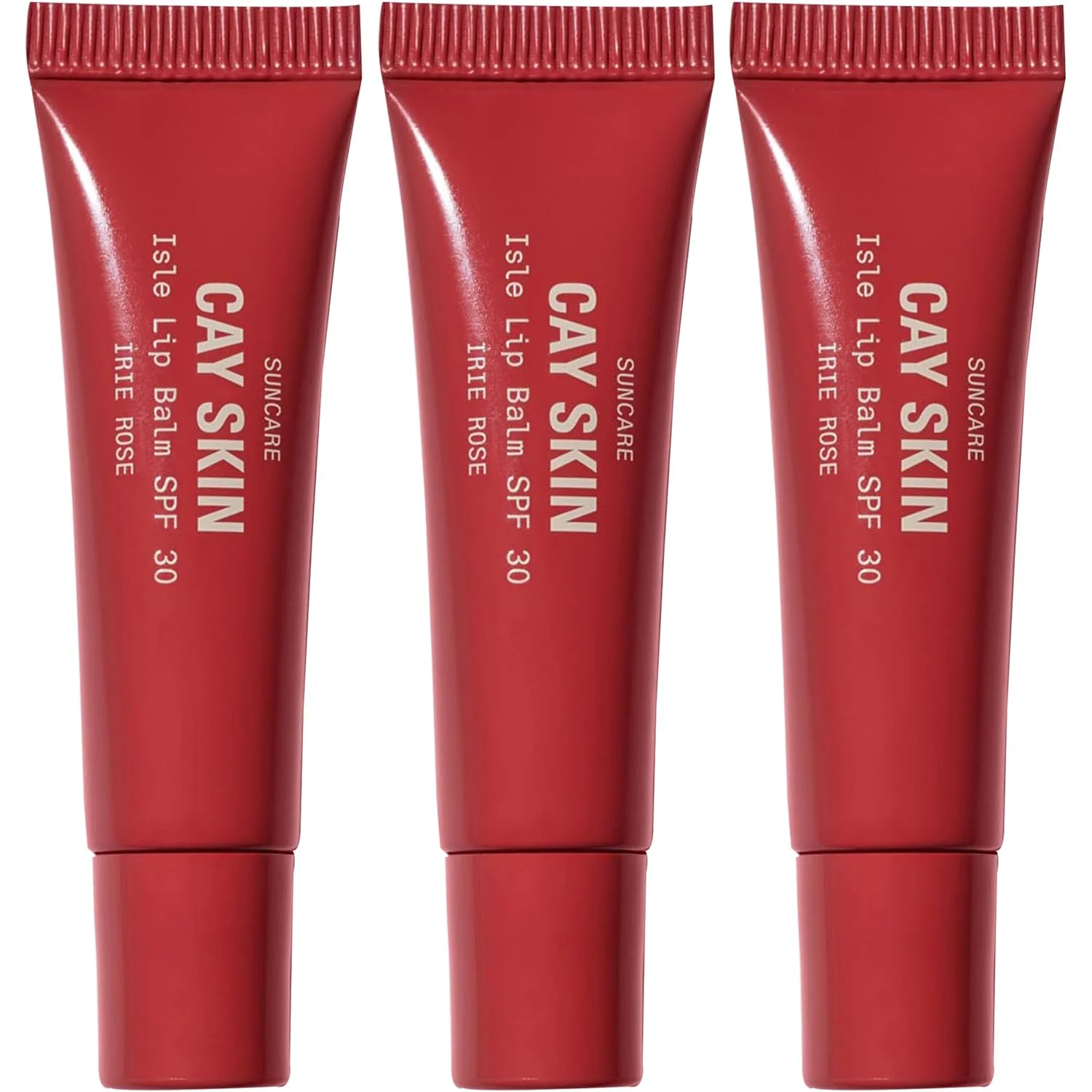 Bálsamo labial Cay Skin Isle SPF 30 Irie Rose, pack 3 unidades