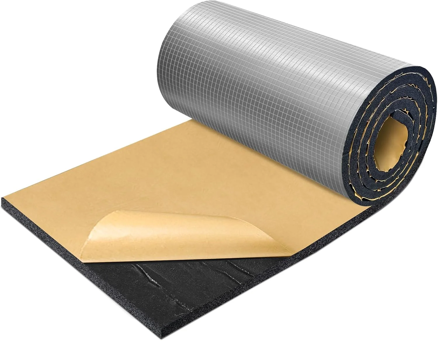 Espuma acústica autoadhesiva TroyStudio 13'' x 78'' con barrera térmica