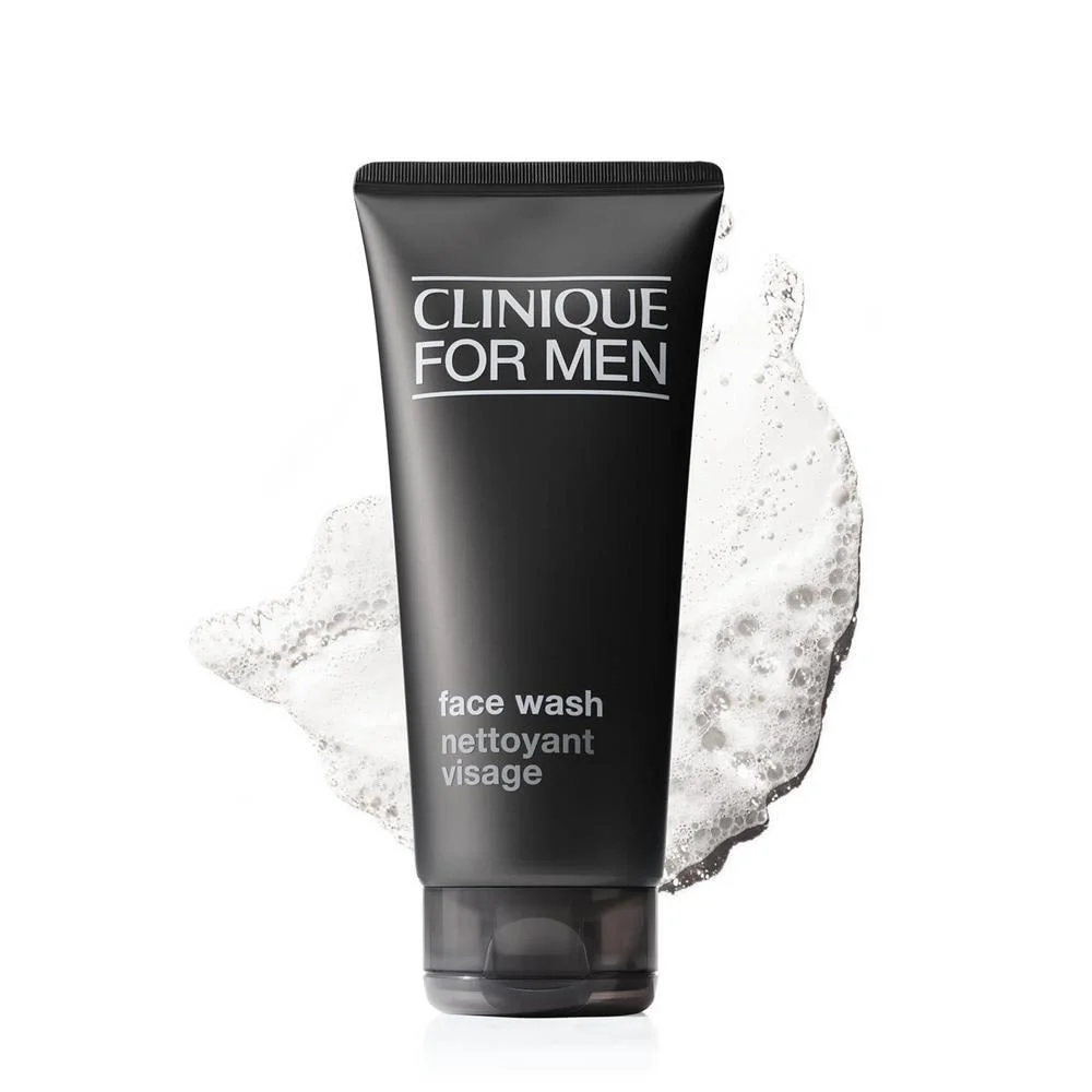Limpiador Facial Clinique For Men para Piel Normal a Seca 6.7 Fl Oz