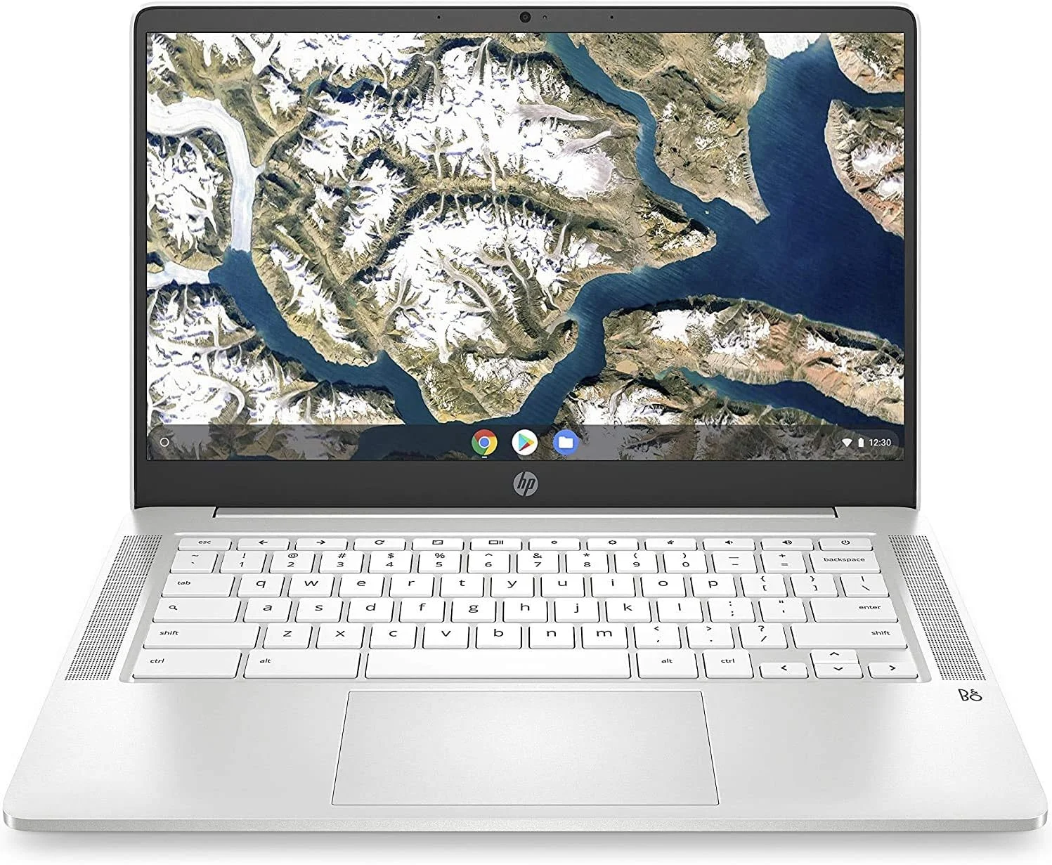 Laptop HP Chromebook 14 pulgadas HD Intel Celeron N4000 4GB RAM 32GB eMMC Blanco Cerámico