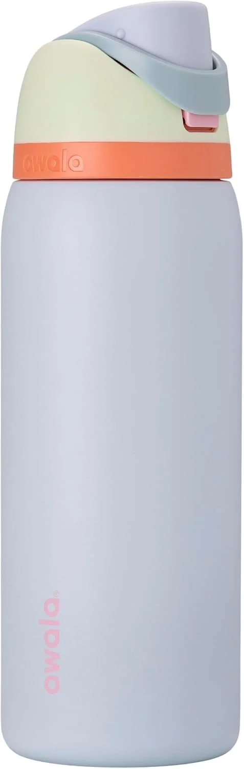 Botella de agua Owala FreeSip acero inoxidable 32 oz Beach House