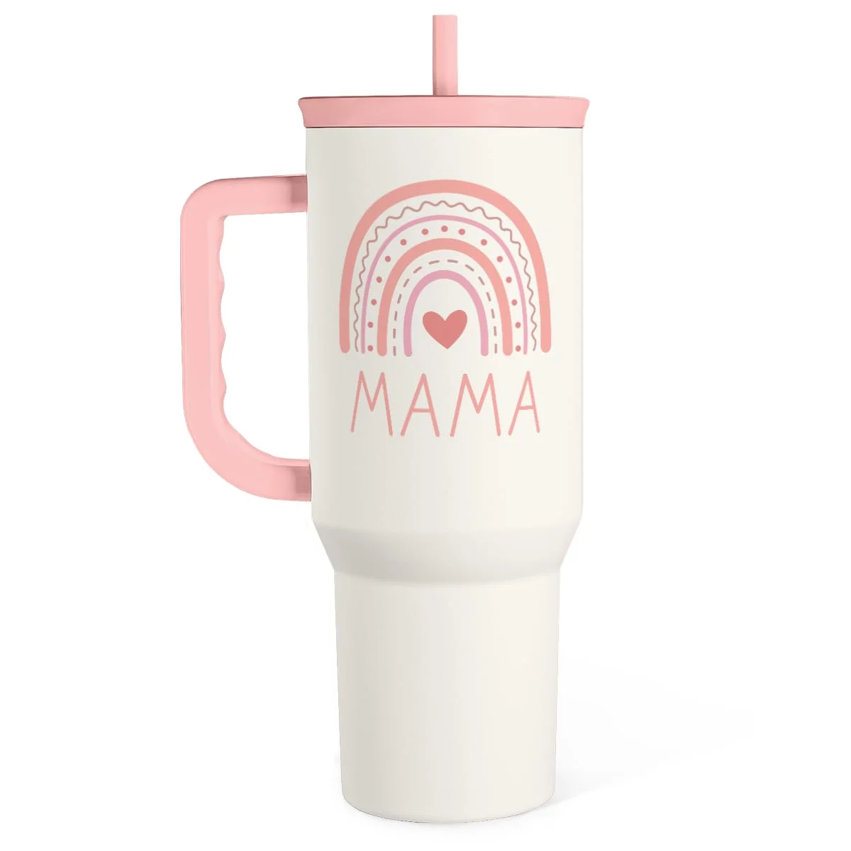 Vaso térmico Sandjest acero inoxidable 40oz con asa y popote