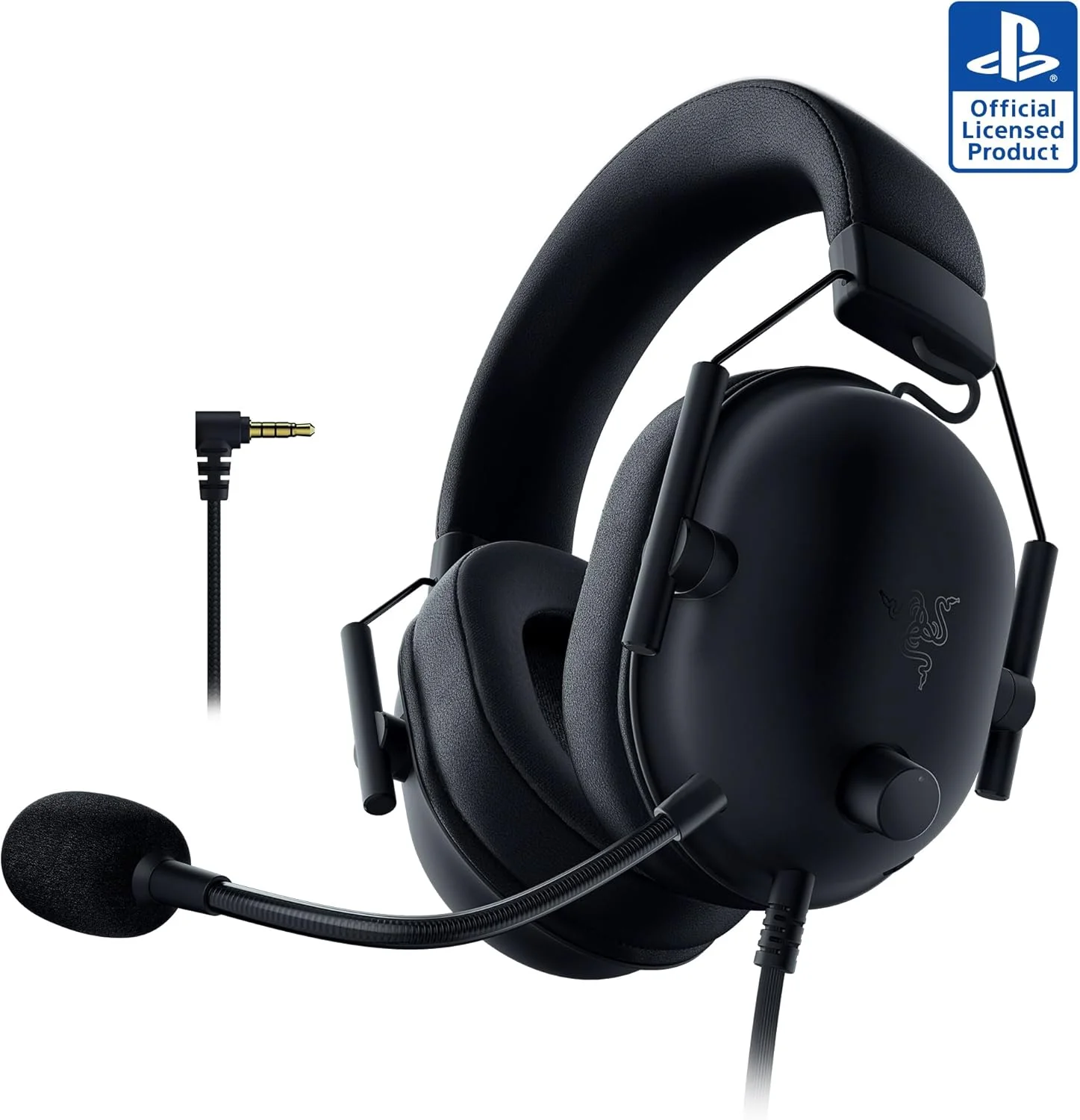 Headset Razer BlackShark V2 X Wired para PlayStation Negro