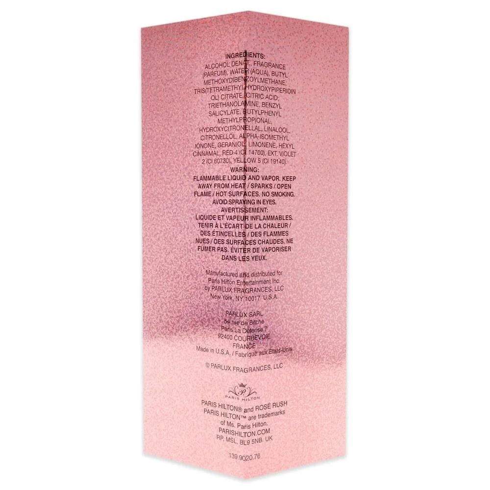 Paris Hilton Rose Rush Eau de Parfum Spray Perfume for Women