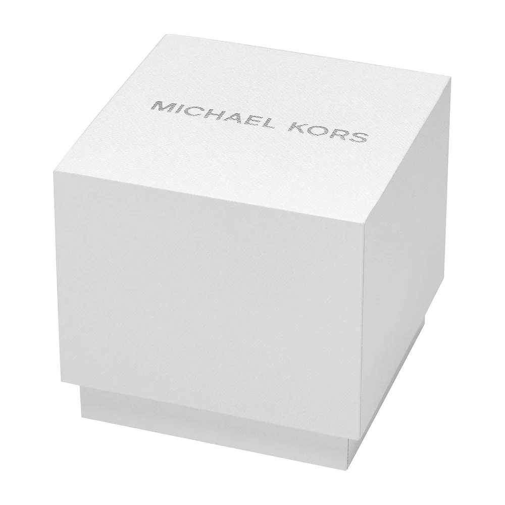 Michael Kors Reloj cronógrafo Lexington de acero inoxidable color oro con funciones de cronógrafo y cronómetro