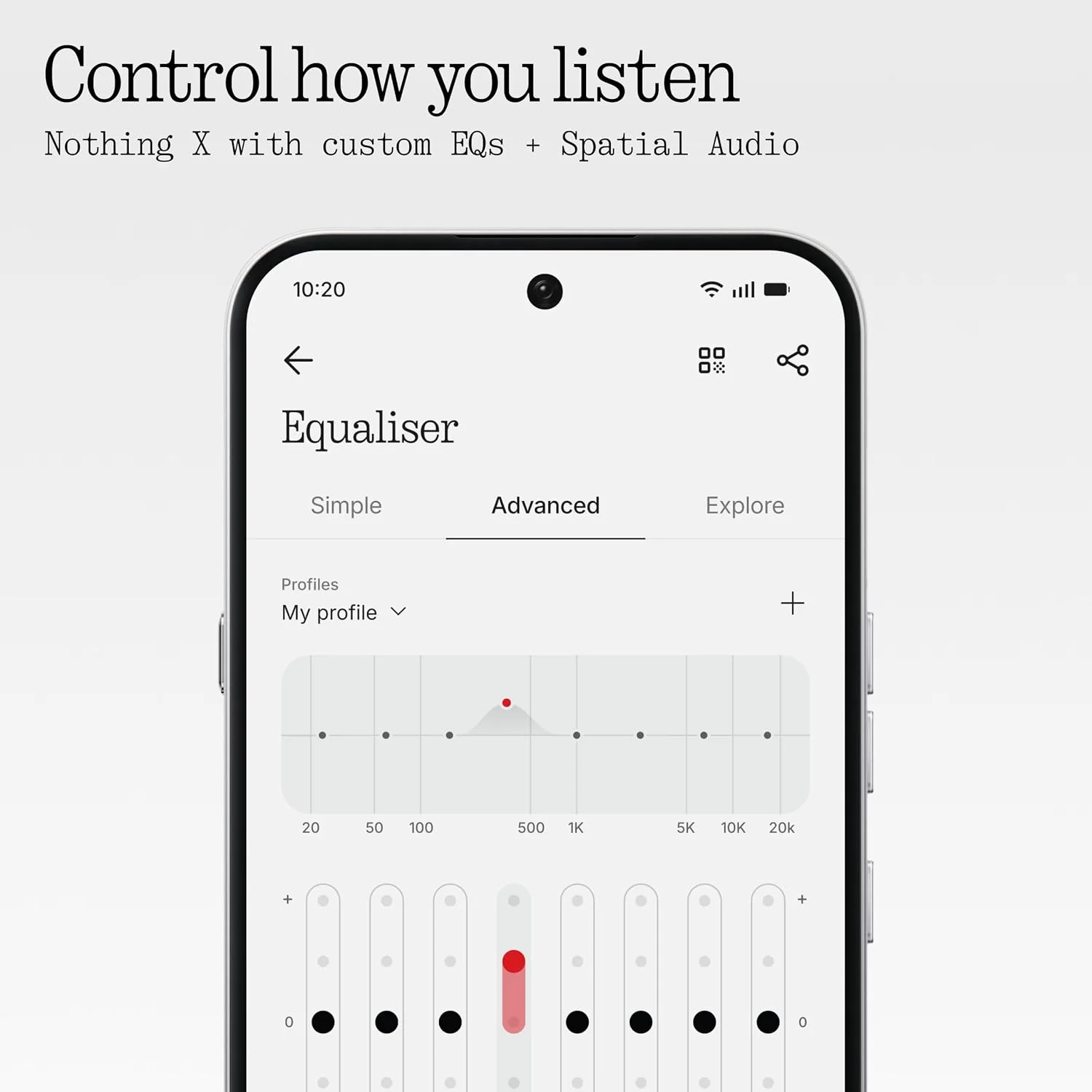 Nothing Ear (3a) Auriculares Bluetooth Cancelación de Ruido 45dB - Negro