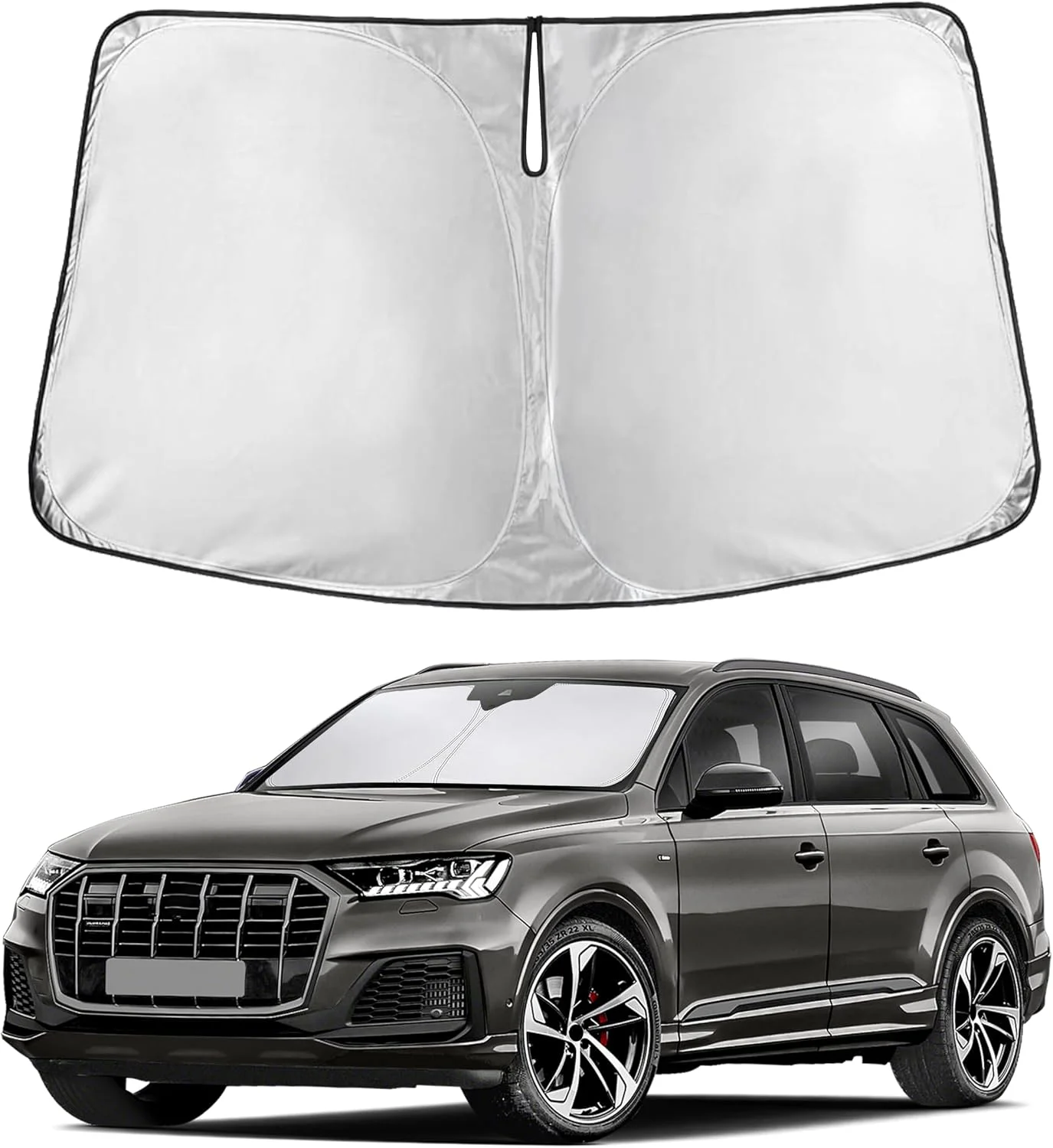 Parasol para parabrisas EcoNour compatible con Audi Q7 2016-2026