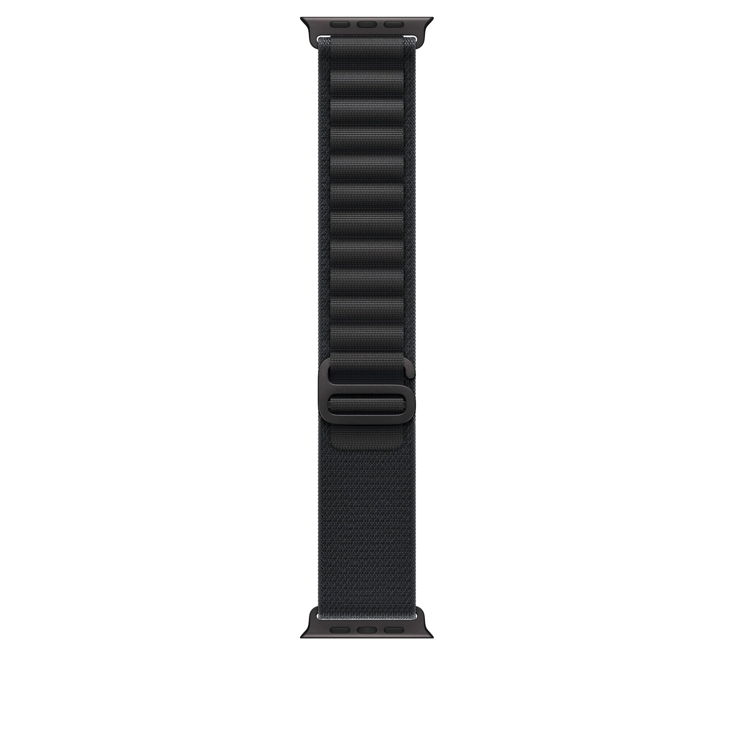 Apple Watch Band - Alpine Loop - 49mm - Black - Medium - Black Titanium Finish