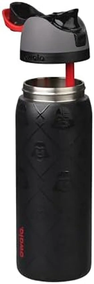 Owala Star Wars FreeSip Insulated Stainless Steel Water Bottle with Straw for Sports, Travel, and School BPA-Free Sports Water Bottle, 32 oz, Darth Vader