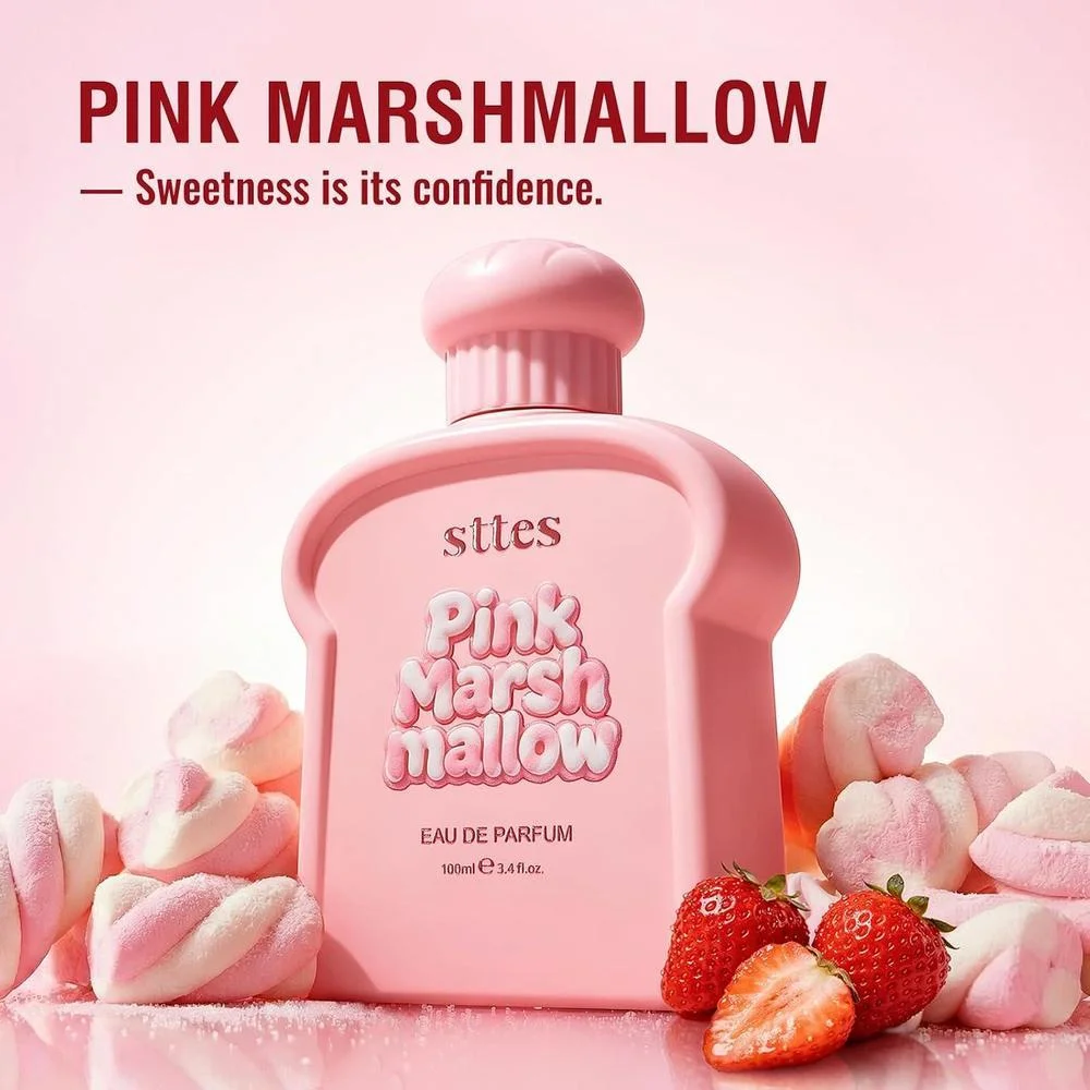 Perfume Sttes de malvavisco con fragancia de crema de fresa y vainilla, Eau de Parfum para mujeres
