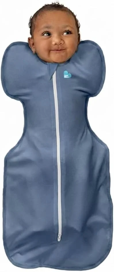 Saco de dormir Love to Dream Swaddle Up 1.0 TOG para bebé 8-13 lbs Denim