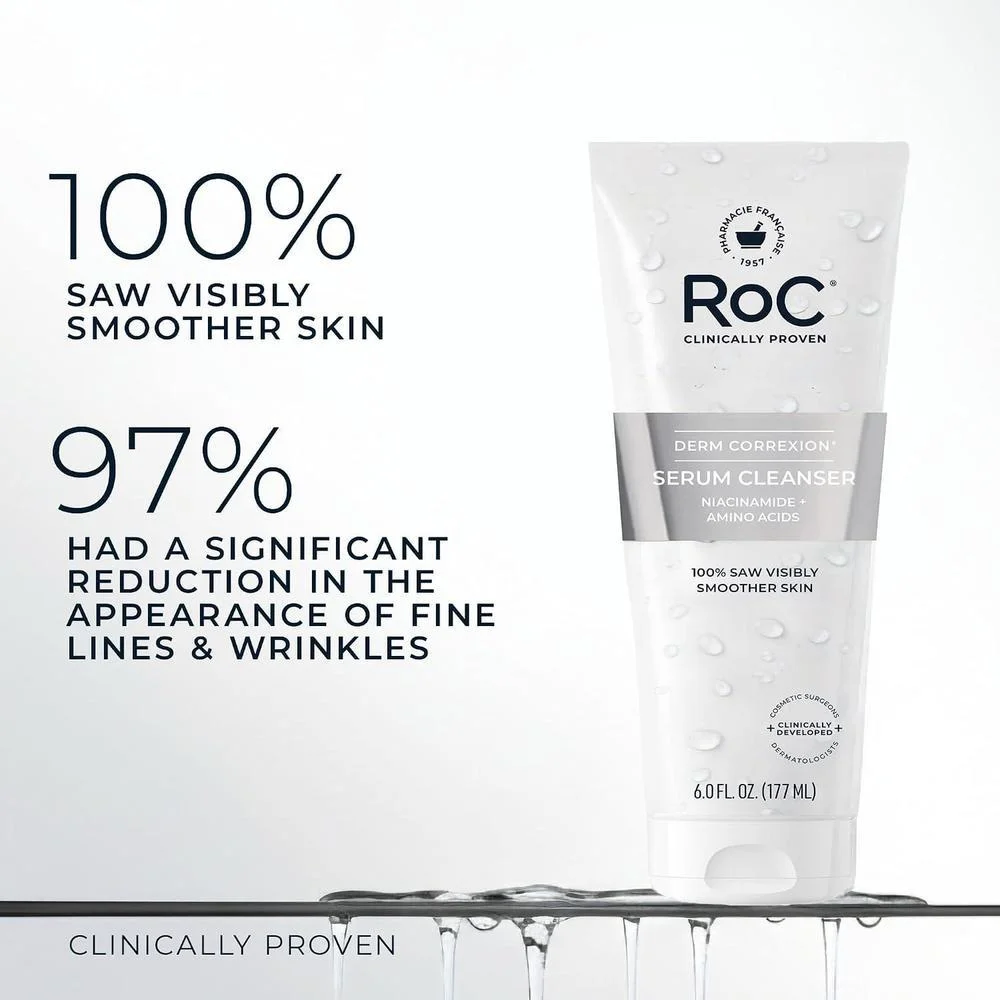 RoC Derm Correxion Serum Limpiador Facial Niacinamida 6oz