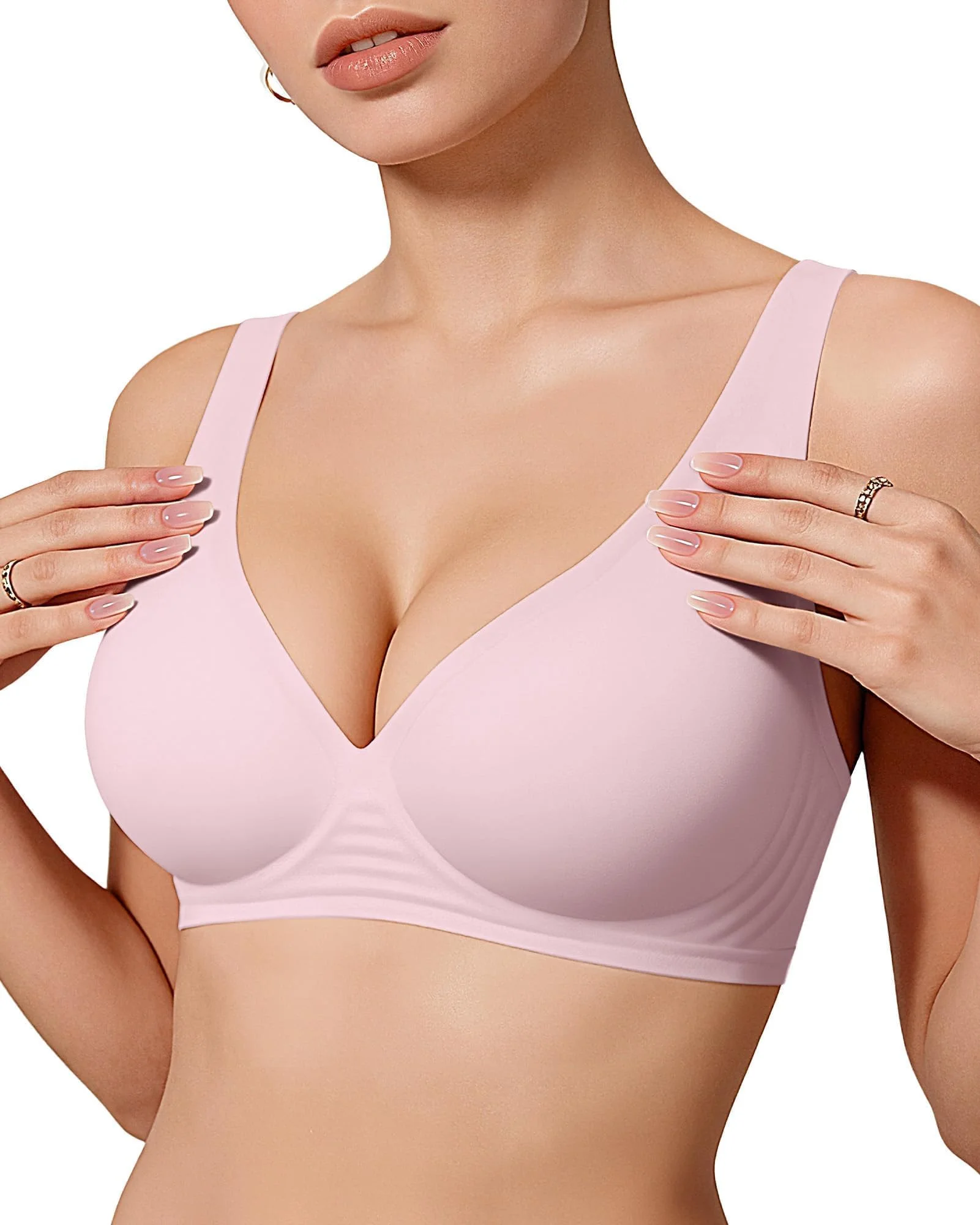 Sostén Oeak Jelly Wireless Deep V sin varillas