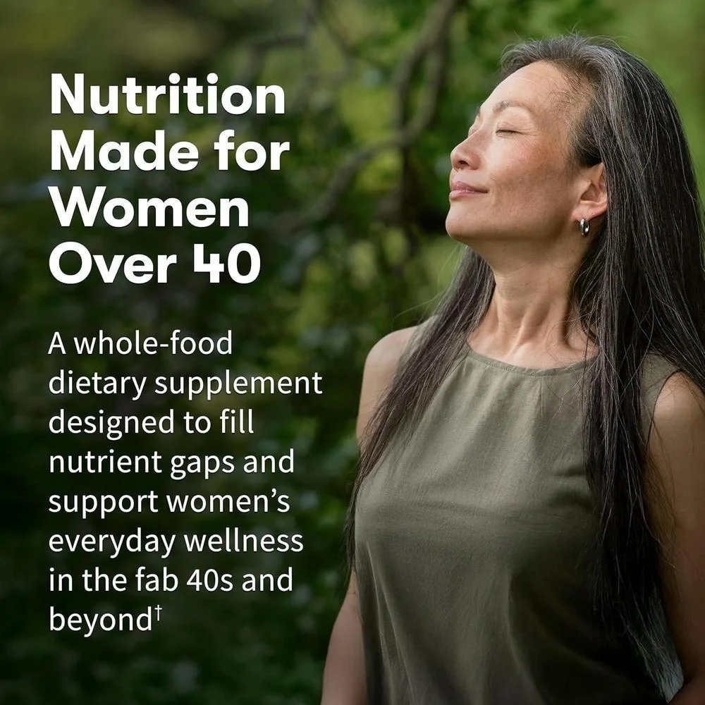 Garden of Life Multivitaminas para Mujeres Mayores de 40, Apoyo a la Salud Hormonal y del Seno, Orgánicas y Veganas