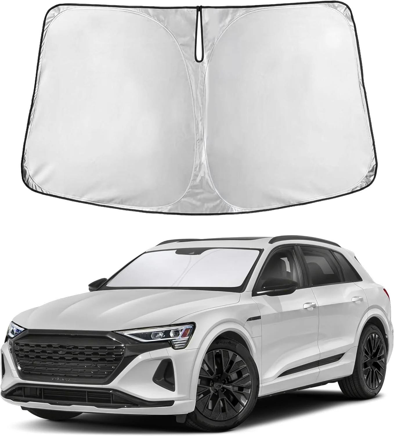 Parasol para parabrisas EcoNour compatible con Audi Q8 E-Tron 2019-2026