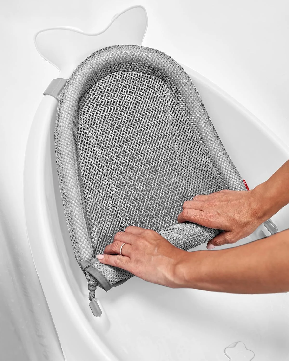 Skip Hop MOBY Smart Sling Bañera para Bebé 3 Etapas Blanca