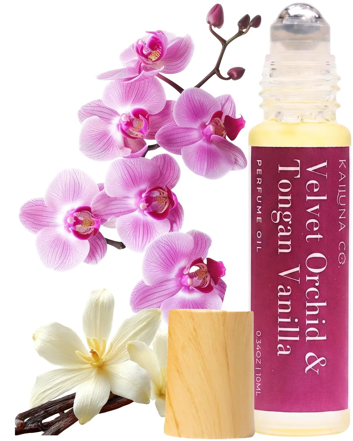 Kailuna Co. Velvet Orchid & Tongan Vanilla Non-Toxic Essential Oil Roll On