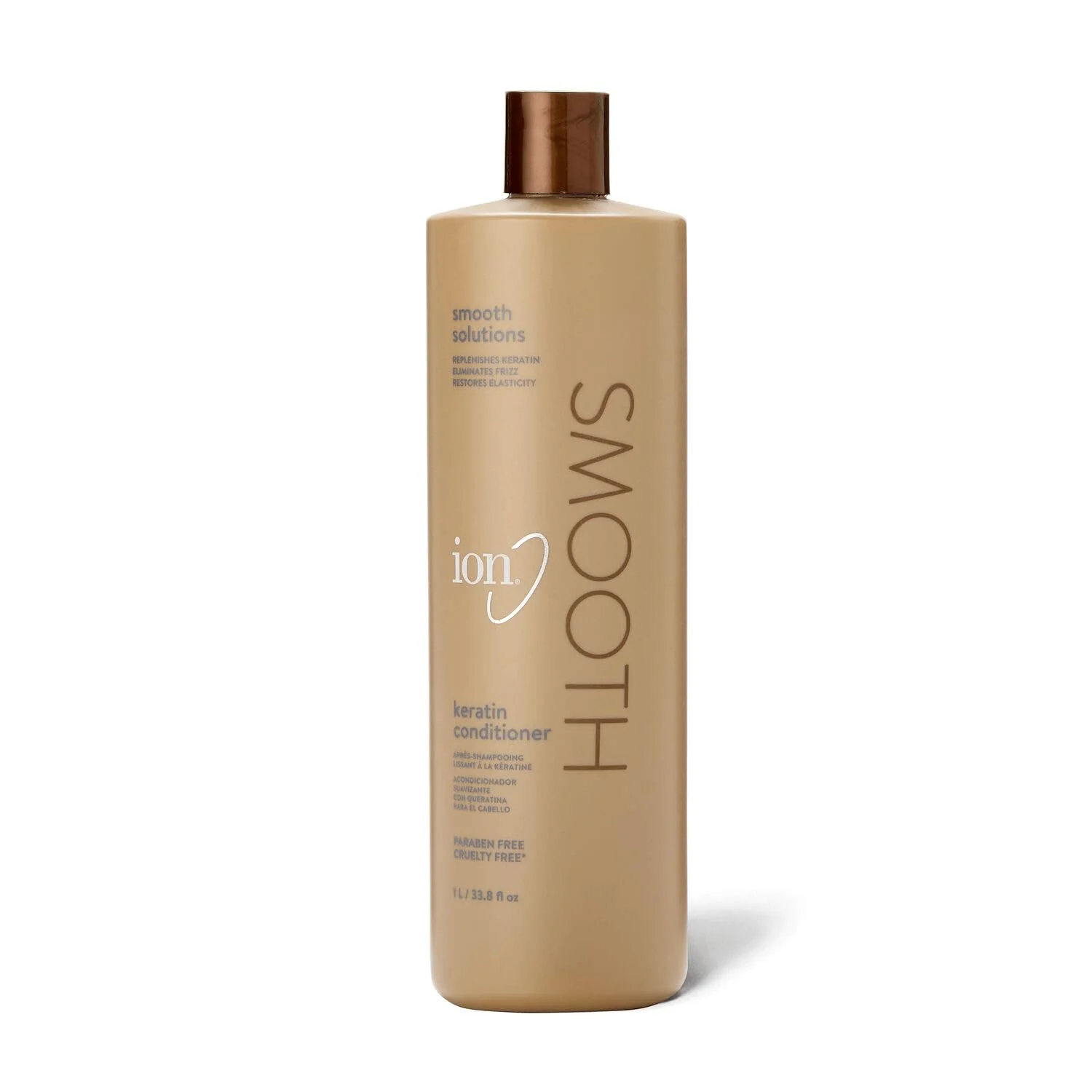 Acondicionador ion Keratin Smoothing sin sulfatos 33.8 oz