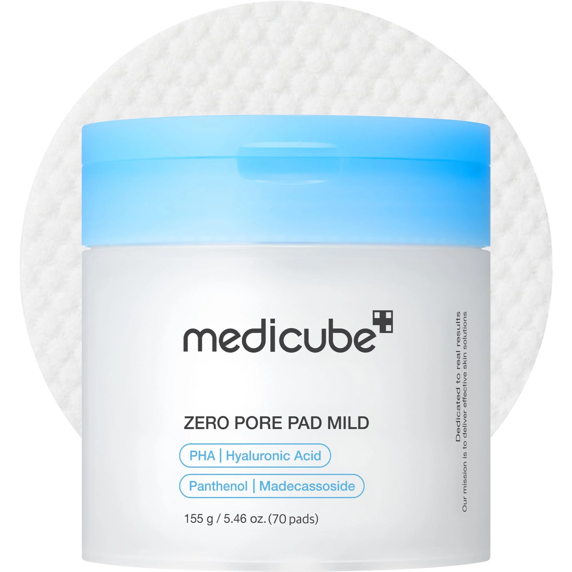 Tónico en Discos Medicube Zero Pore Pad Mild 2.0 Exfoliante Suave
