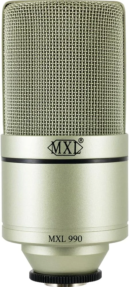 Micrófono Condensador MXL 990 para Podcasting, Canto y Grabación de Estudio
