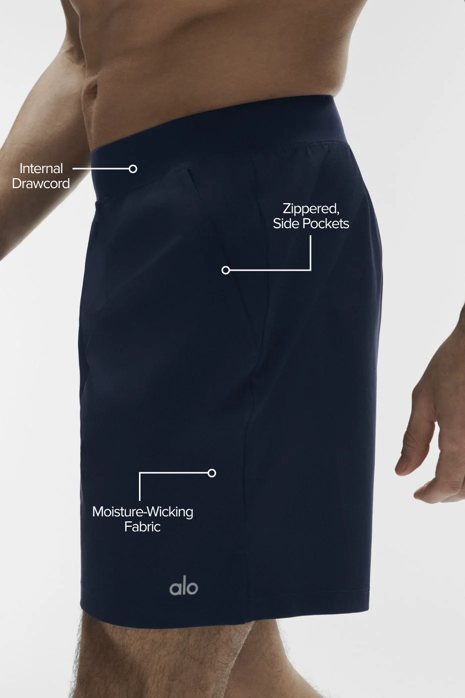 Alo Yoga 7" Repetition Short - Navy
