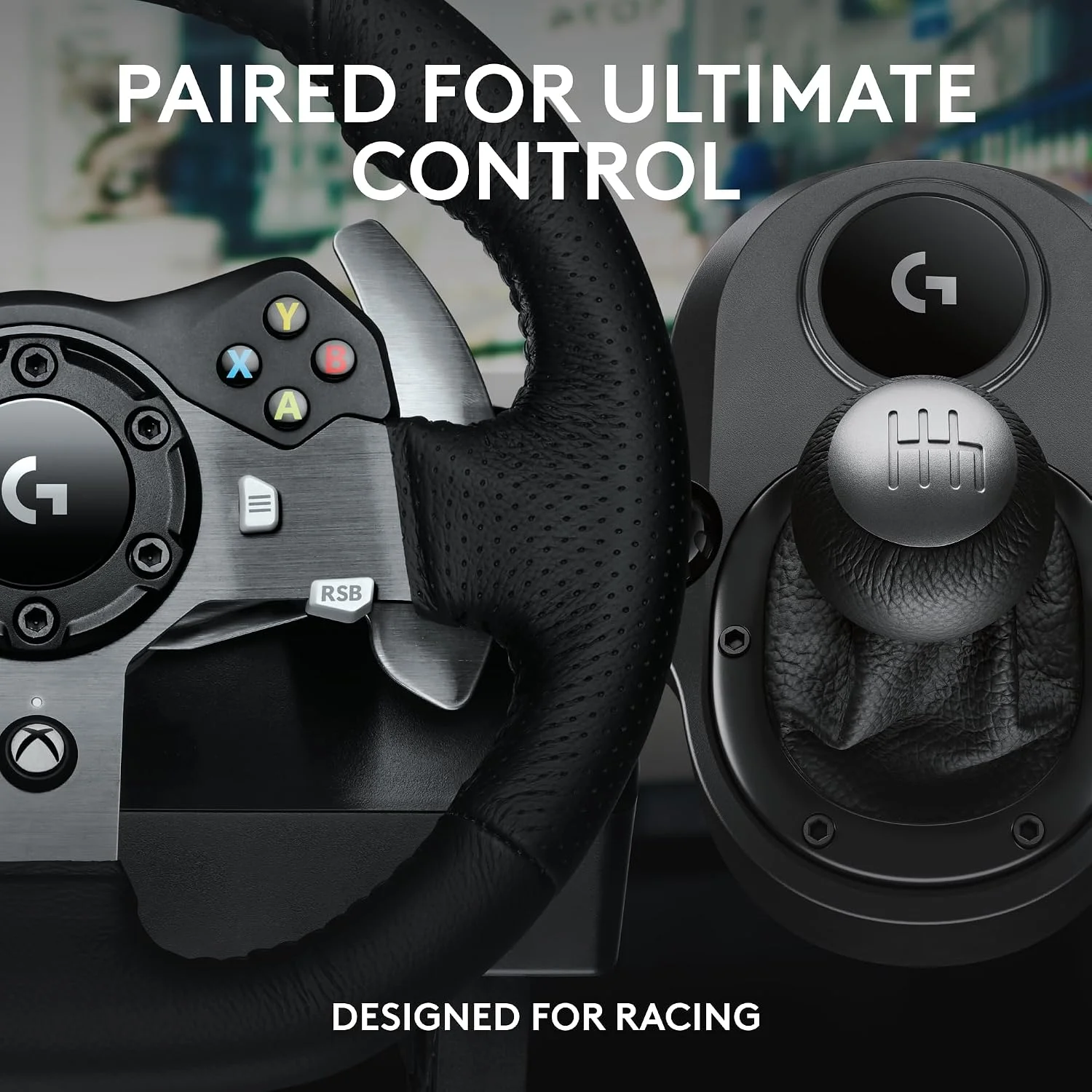 Logitech G920 Driving Force - Volante y pedales (Xbox/PC)