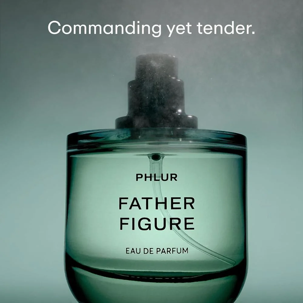PHLUR Father Figure Eau de Parfum - Perfume de higo verde fresco con iris, jazmín, pachulí, sándalo y vainilla