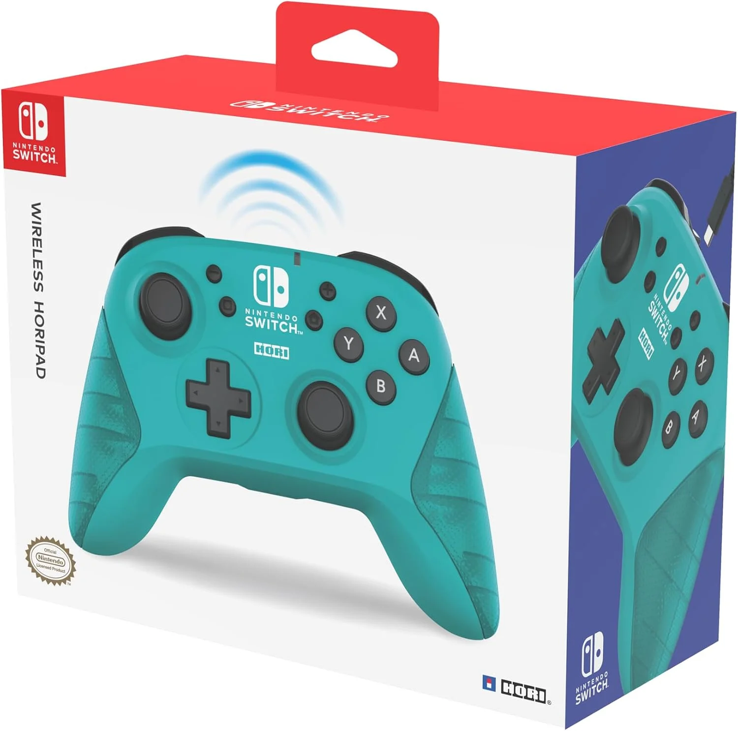 Mando Hori Nintendo Switch Wireless HORIPAD Turquesa