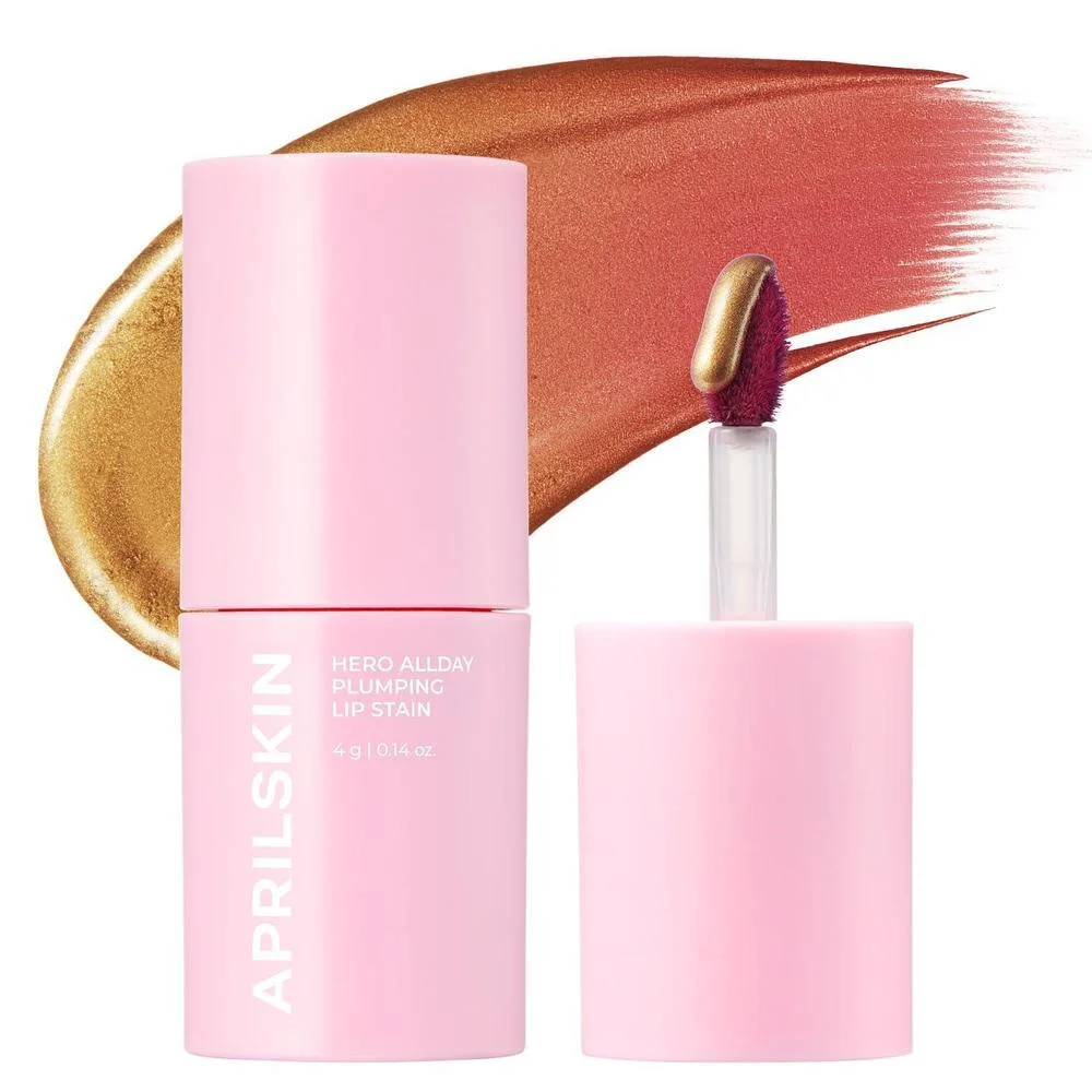 APRILSKIN Hero All Day Plumping Lip Stain Rosa de larga duración con efectos voluminizadores e hidratantes