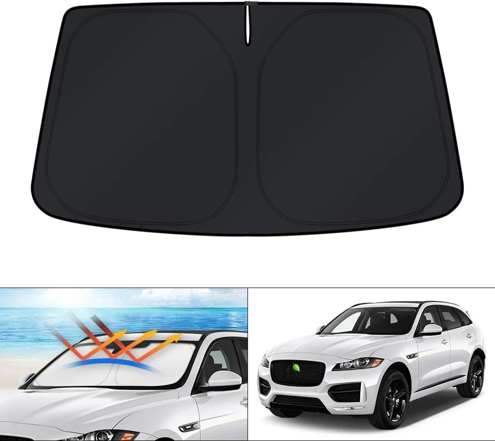 Parasol para parabrisas KUST Jaguar F-Pace 2016-2024 plegable reflectante