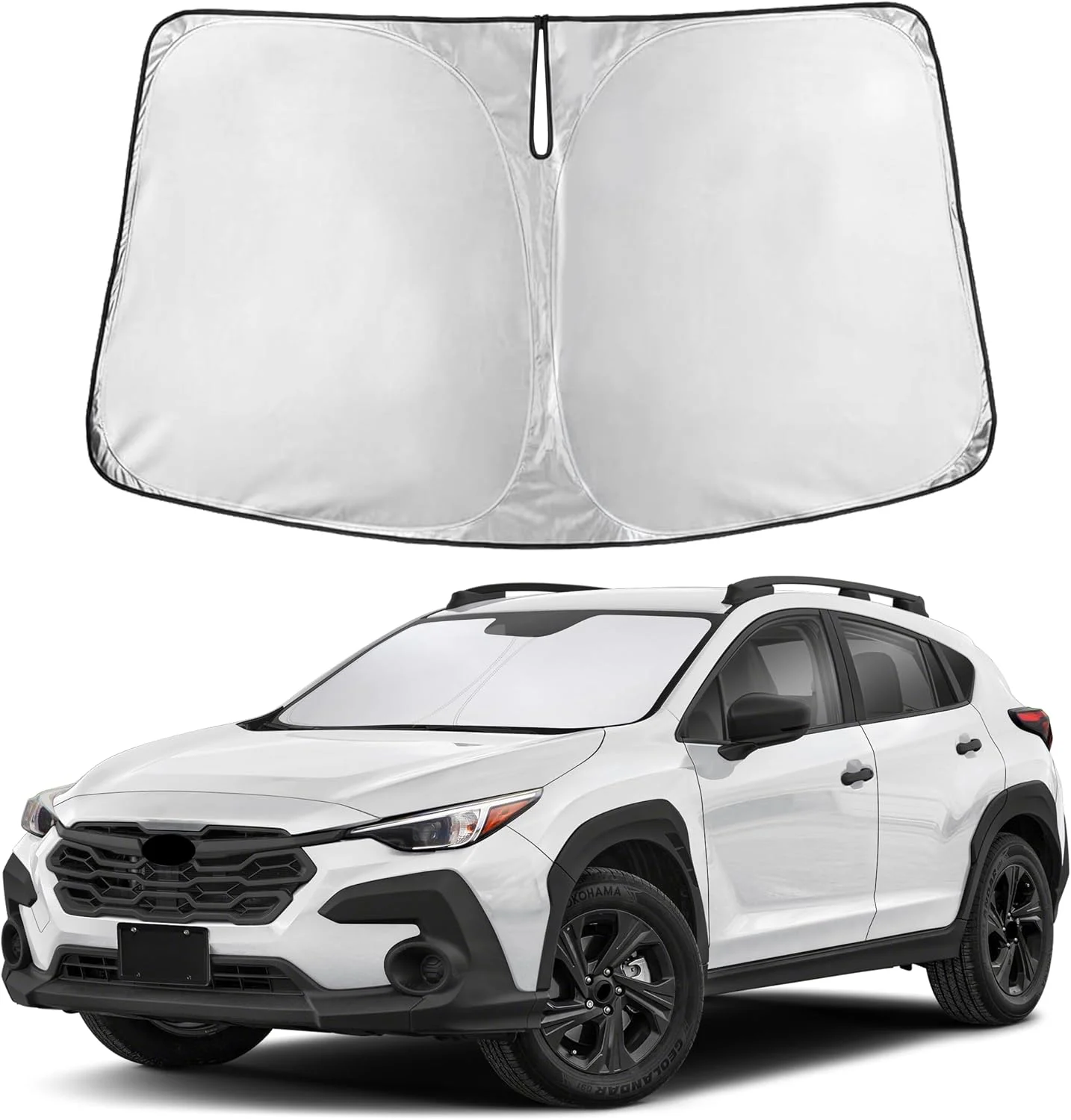 Parasol para parabrisas EcoNour compatible con Subaru Crosstrek 2024-2026