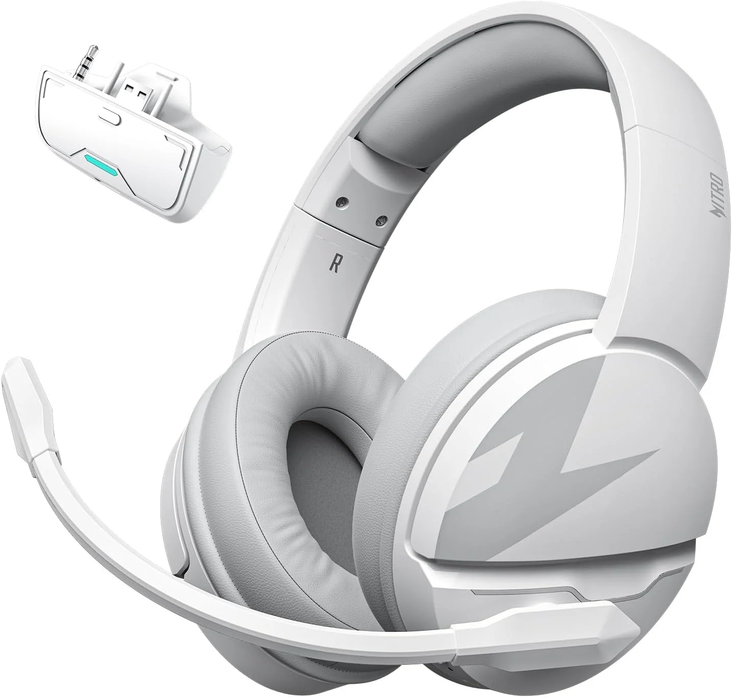 Acer 2.4Ghz Wireless Gaming Headset for Xbox Series X|S & Xbox One,Stable & 15ms Ultra-Low Latency,100Hr Battry, Bluetooth Gaming Headphones with Noise Canceling Mic for PS5,PC,Laptop, Mobile White