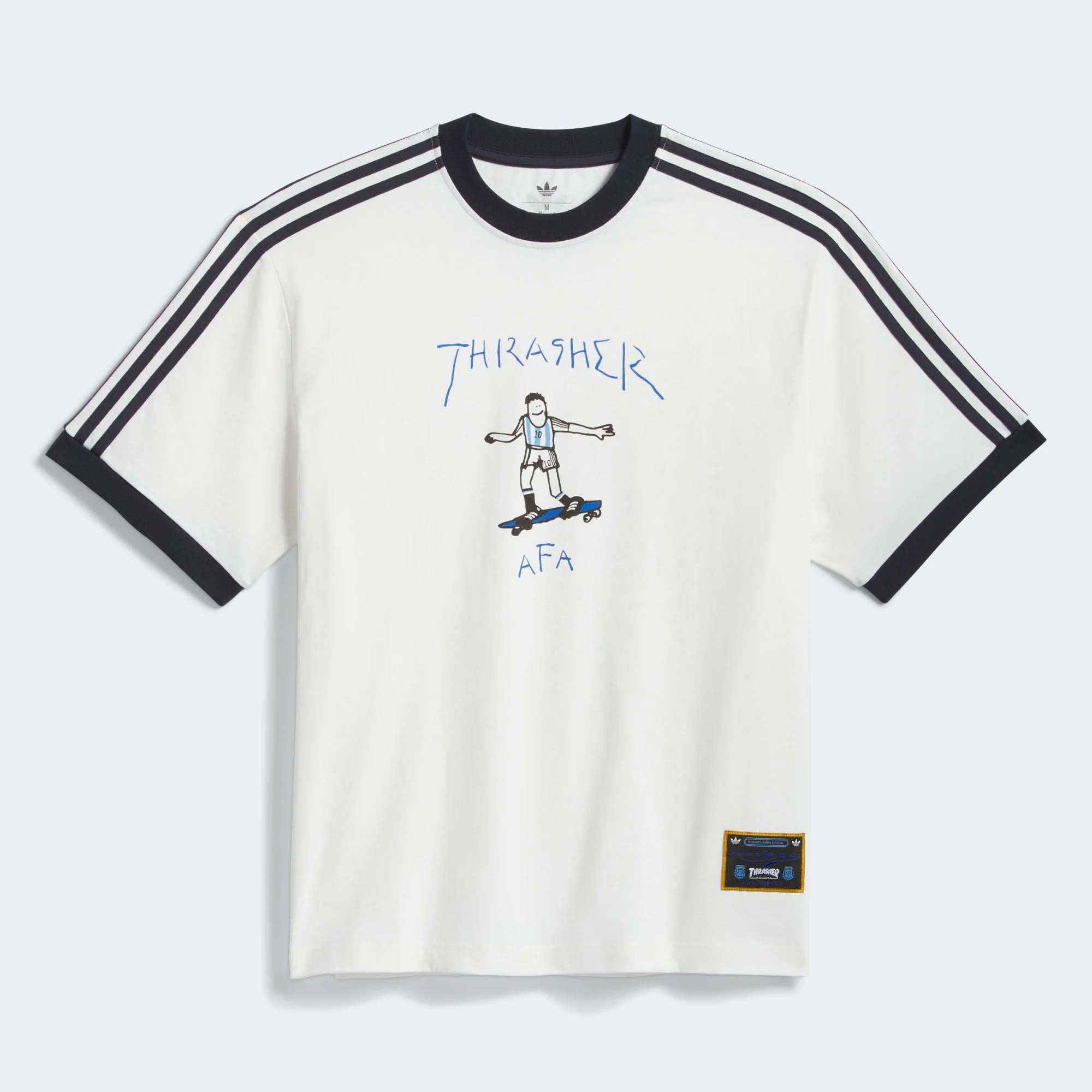 Adidas Argentina X Thrasher Gonz Ringer T-Shirt