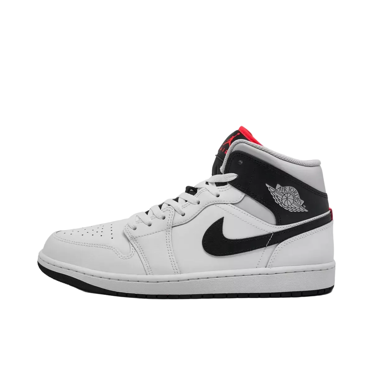 Air Jordan Retro 1 Mid Casual Shoes Men's Summit White