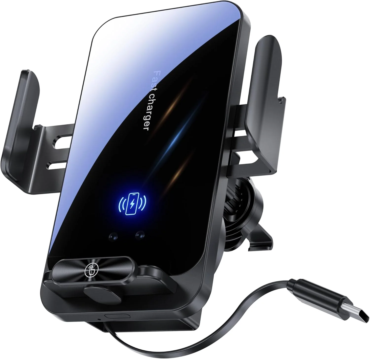 Soporte magnético para celular con cargador inalámbrico para auto HOLIKLJY 66W