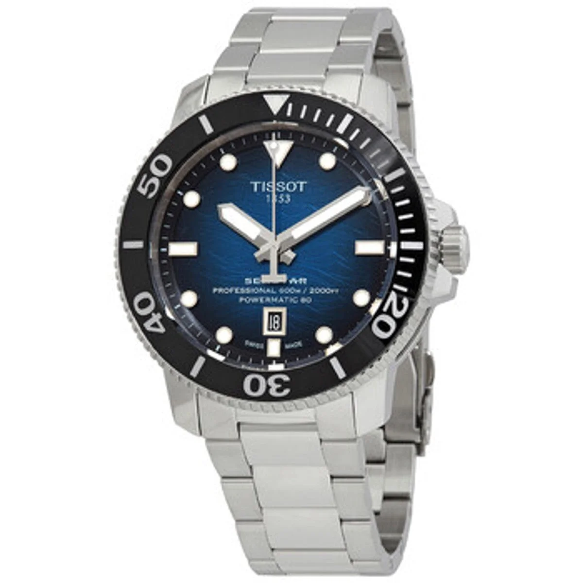 Tissot SEASTAR 1000 POWERMATIC 80 Automatic Blue Dial Men's Watch T120.407.11.041.03