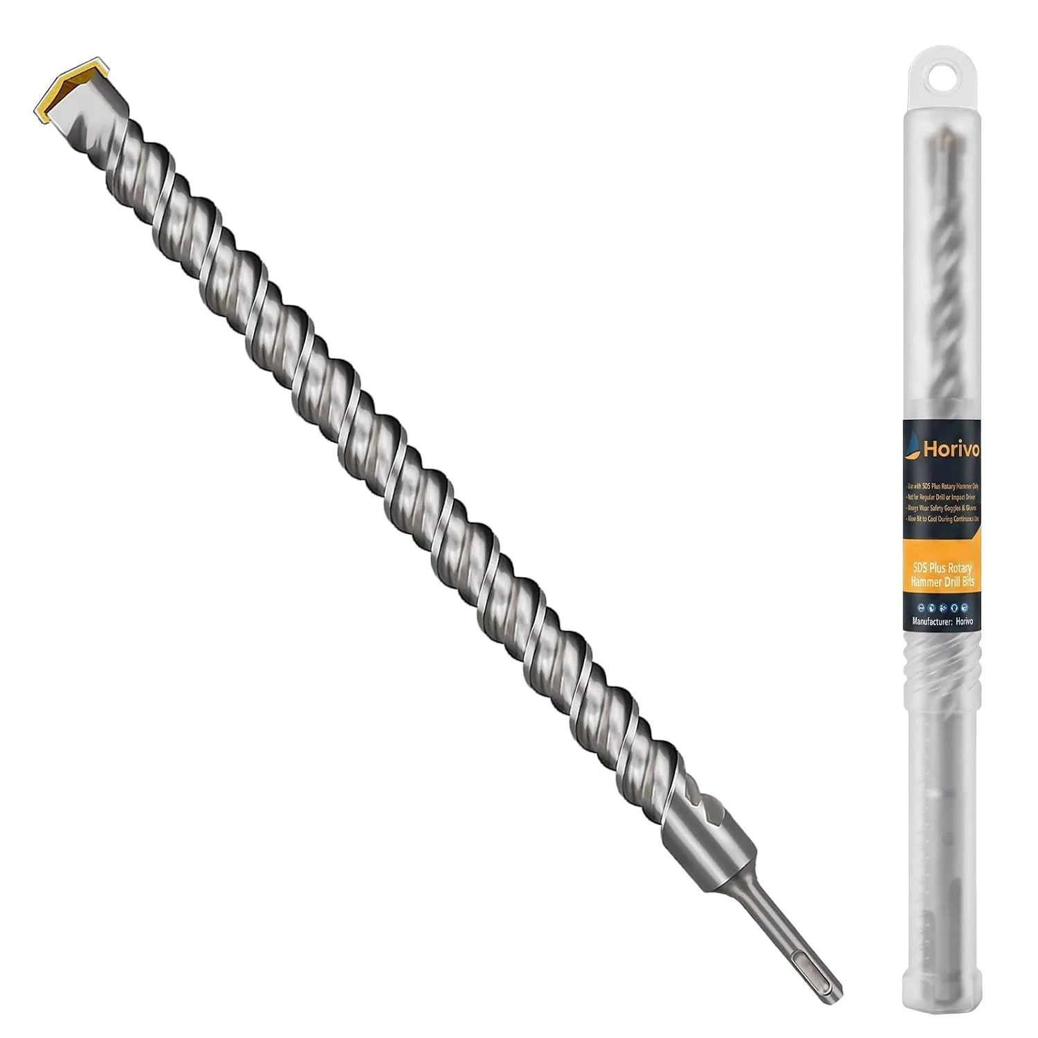 Broca para rotomartillo SDS-Plus Horivo 1-1/4" x 18" punta de carburo