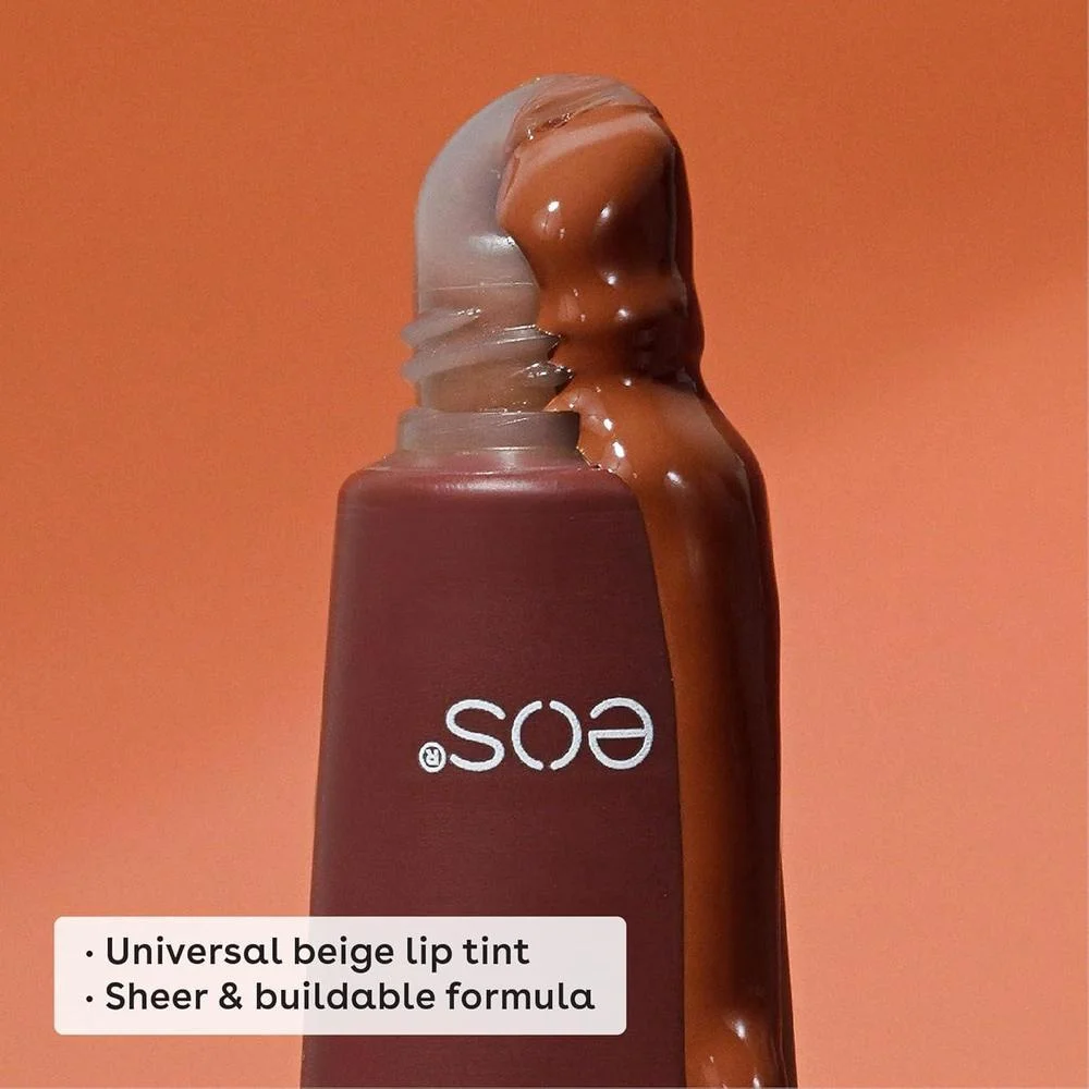 Eos Holiday Super Bálsamo con Color Salted Caramel Lip Tint 0.35oz