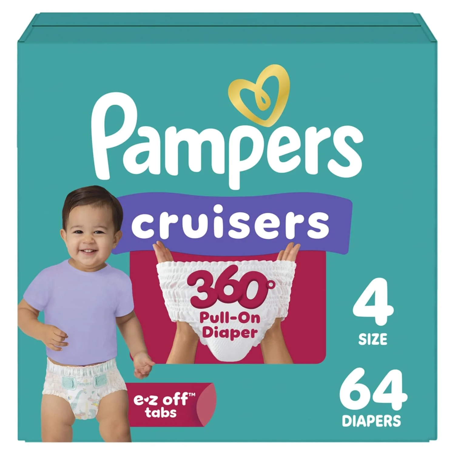 Pampers Cruisers 360 Pañales Tipo Calzoncito para Bebé Tallas 3 a 8