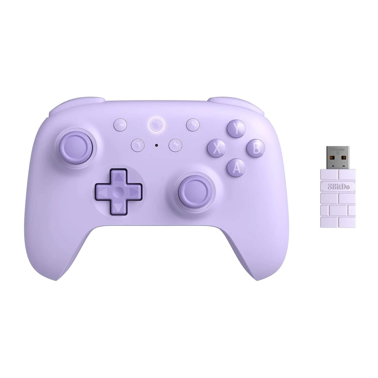 Control Gamer 8Bitdo Ultimate 2C Wireless para PC y Android color Púrpura