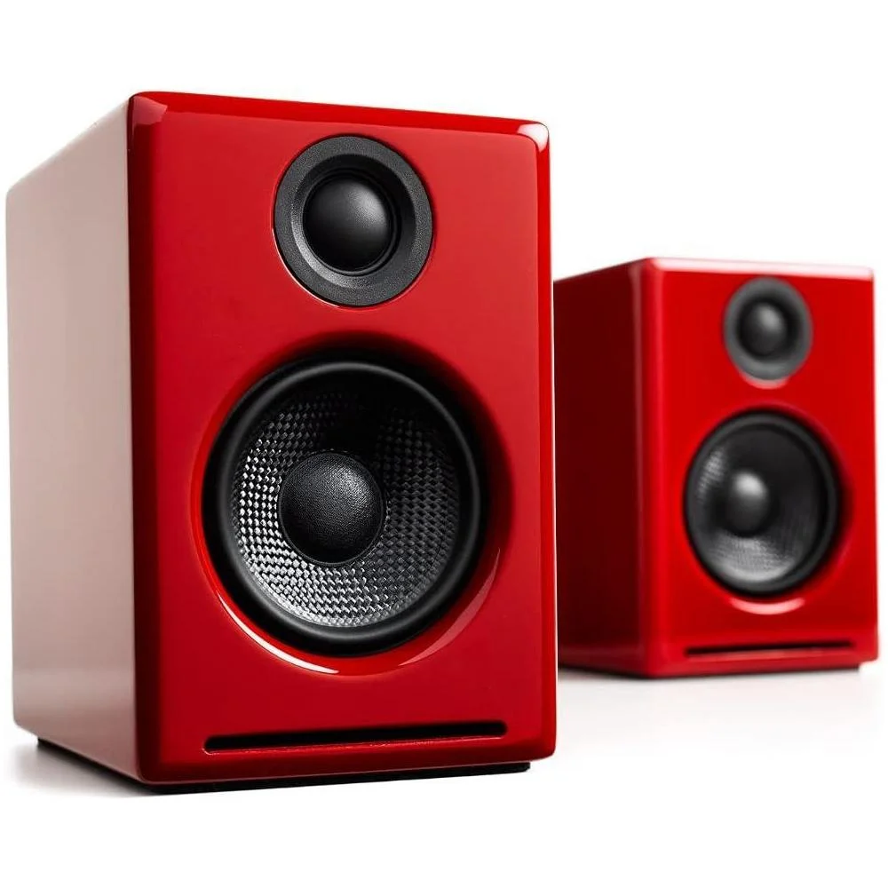 Audioengine A2+ Altavoces Bluetooth de 24 bits, 60 Watts para Computadora y Juegos en PC MAC Laptop Tablet