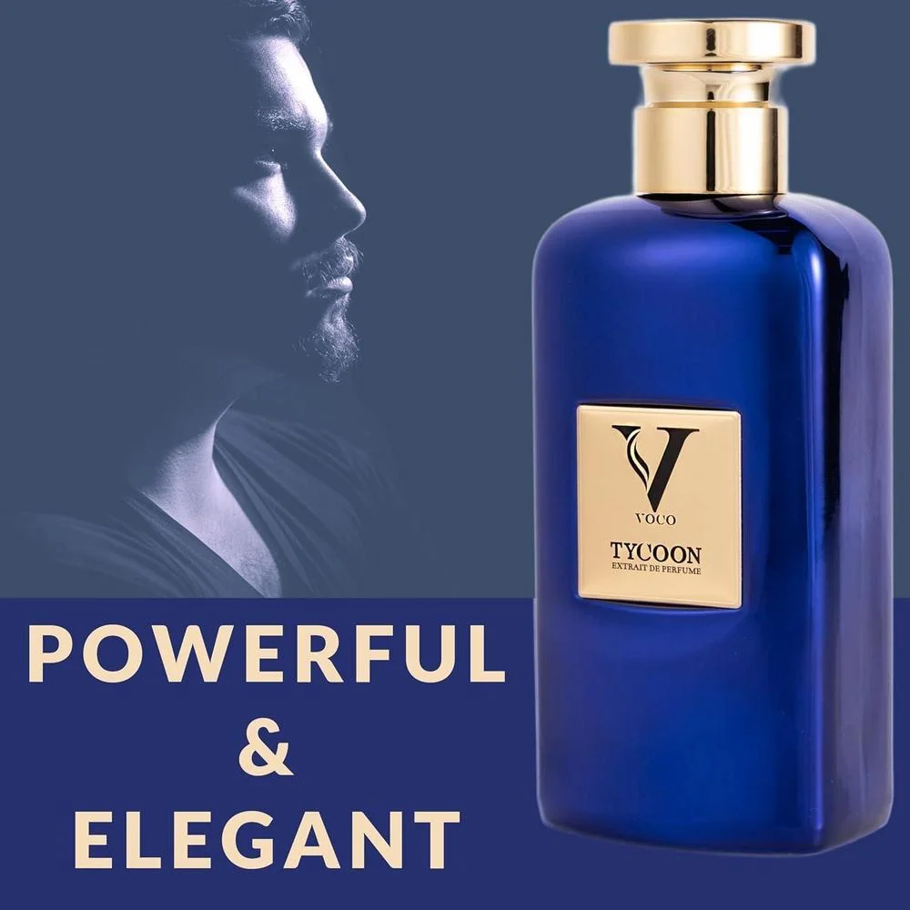 VOCO TYCOON, Perfume para hombres, Extrait de Parfum potente y concentrado, perfume de lujo fabricado en Francia