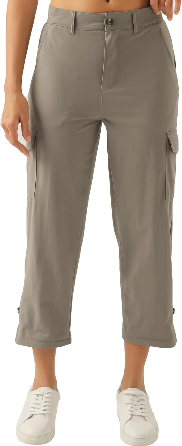Pantalón capri cargo para senderismo mujer Xingpaozhe ligero con bolsillos