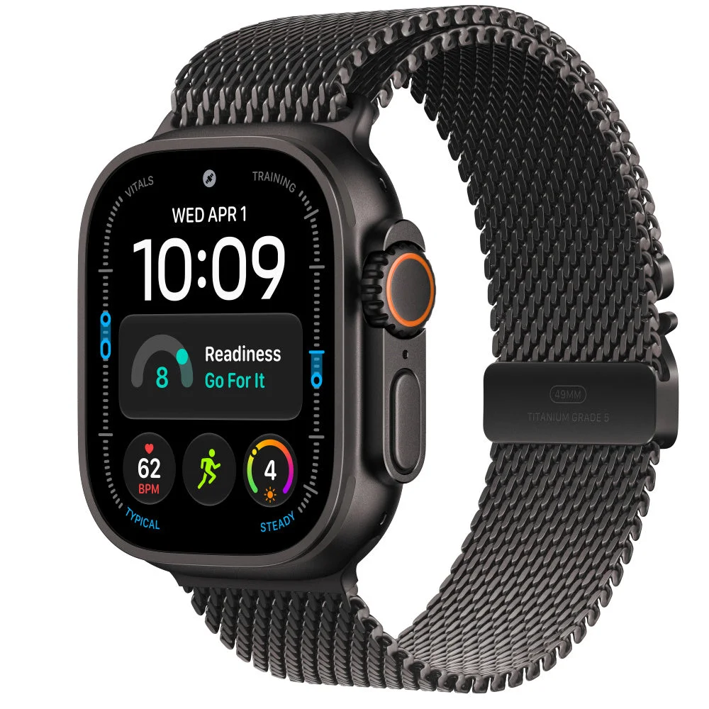Apple Watch Ultra 4 GPS + Cellular 49mm Black Titanium (2026) | Ocean Alpine Trail Milanese