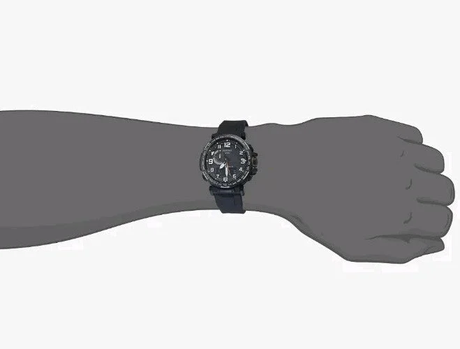Casio Pro Trek PRW-6600Y Reloj Solar con Triple Sensor 51.5 mm Correa de Silicona Negra