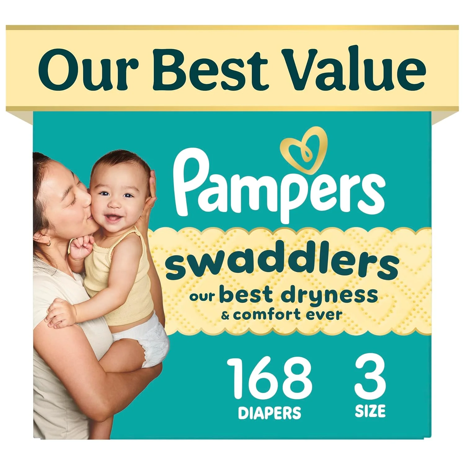 Pampers Swaddlers Pañales Desechables para Bebé Tallas Preemie a 8
